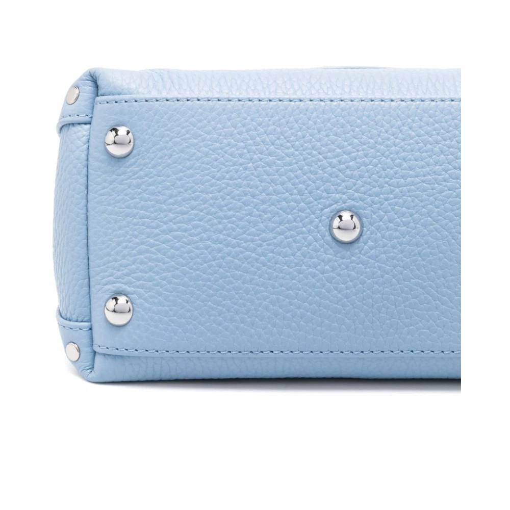 Zanellato Heldere Blauwe Foldover Top Tas Blue Dames