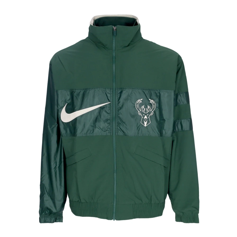 Nike Milwaukee Bucks Lichtgewicht Jas Green Heren