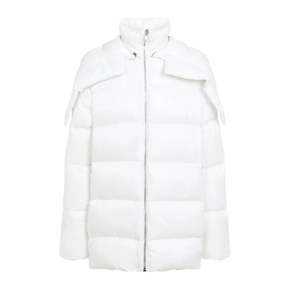 Moncler Capuchon Cyclopic Jas White Dames