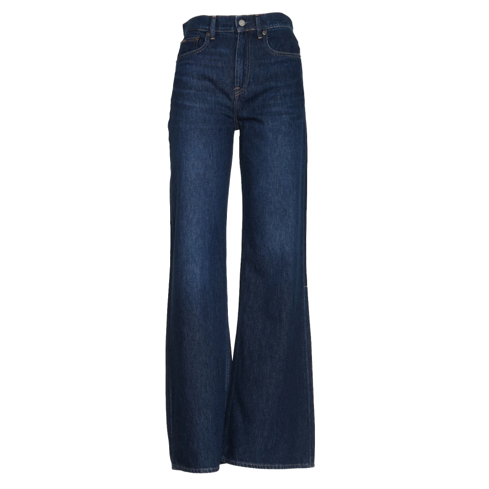 Ralph Lauren Blauwe Gewassen Jeans voor Dames Aw23 Blue Dames