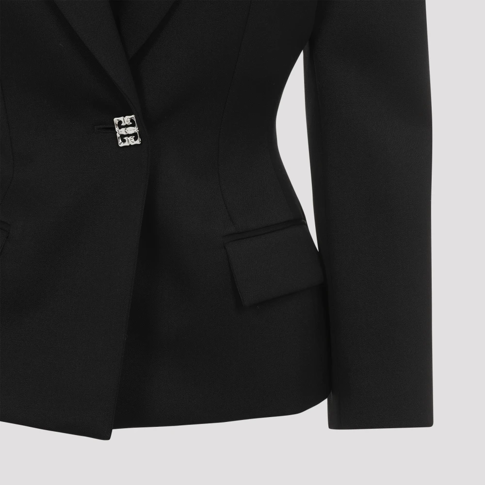 Givenchy Gestructureerd Jasje Black Dames