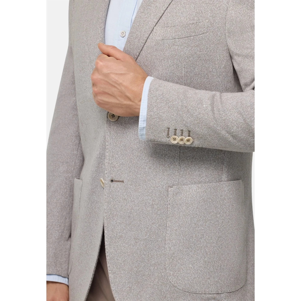 Boggi Milano B Jersey B Jersey Katoen en Linnen Jas Gray Heren