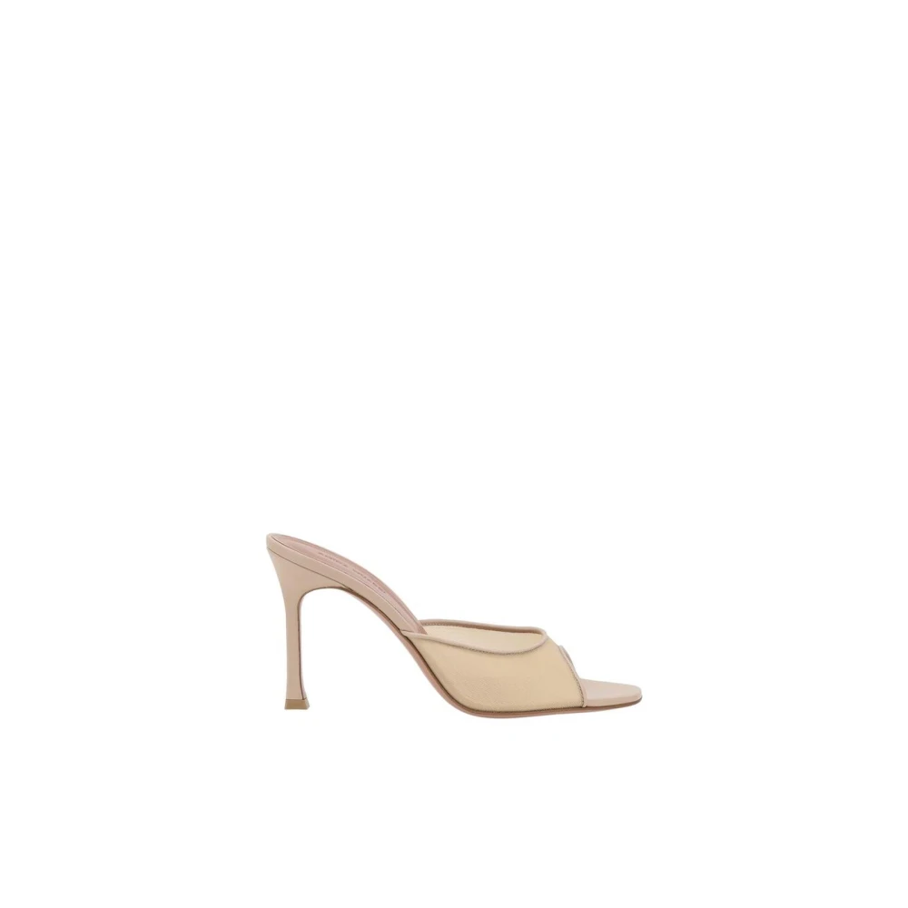 Amina Muaddi Vrouw Beige Dames, Schoenen, : Maat 39 Eu