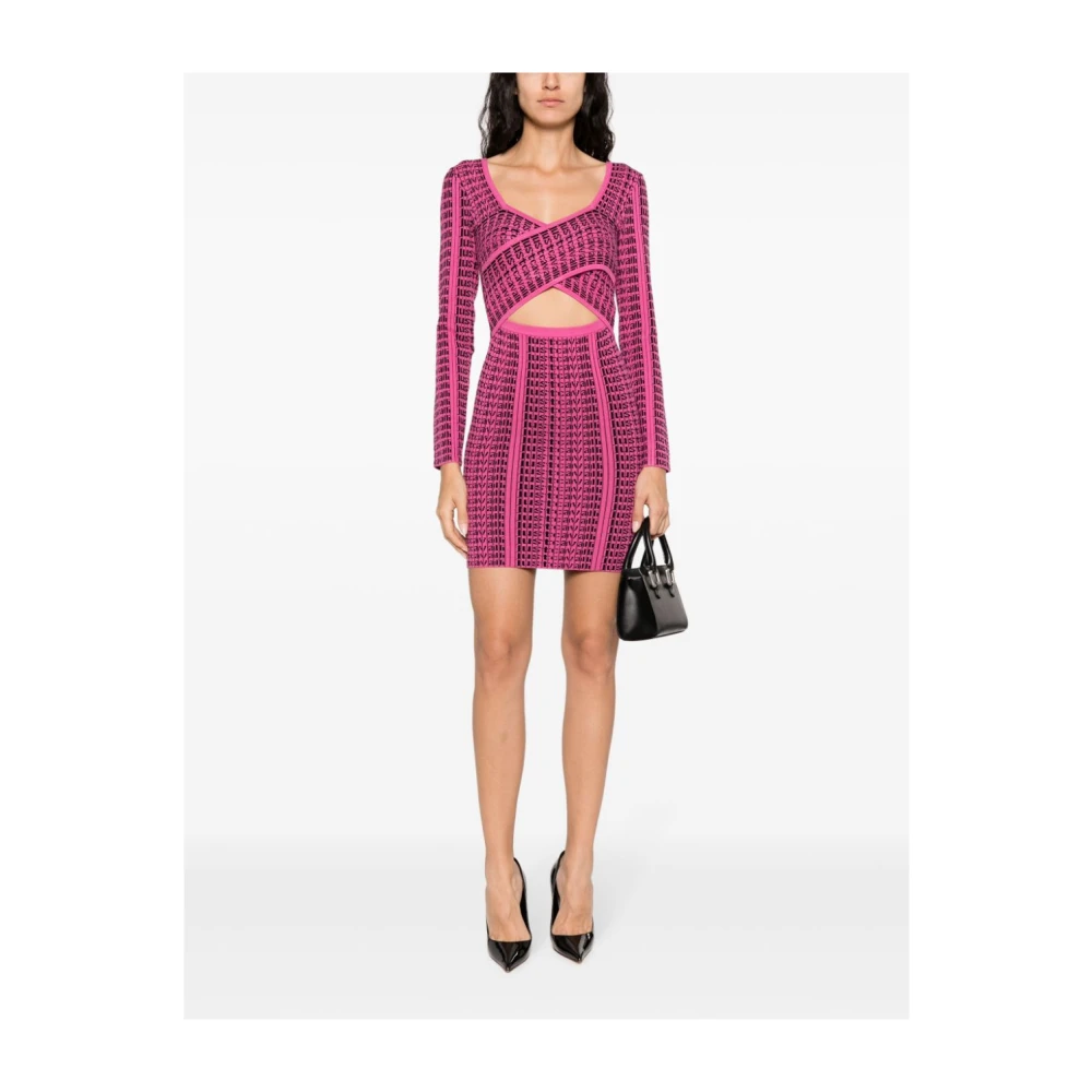 Just Cavalli Fuchsia Jurk voor Dames Pink Dames