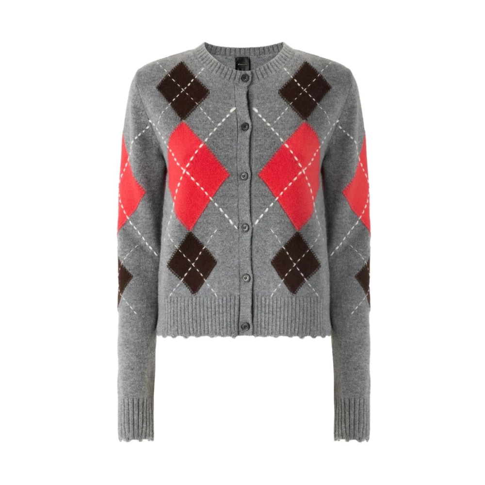 Pinko Jumpers - Female - Cardigans - Gray - M - Knitwear - Image 2