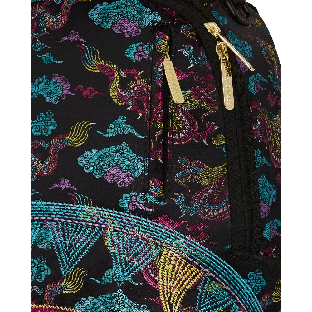 Sprayground Geborduurde Draak Stijlvolle Rugzak Multicolor Unisex