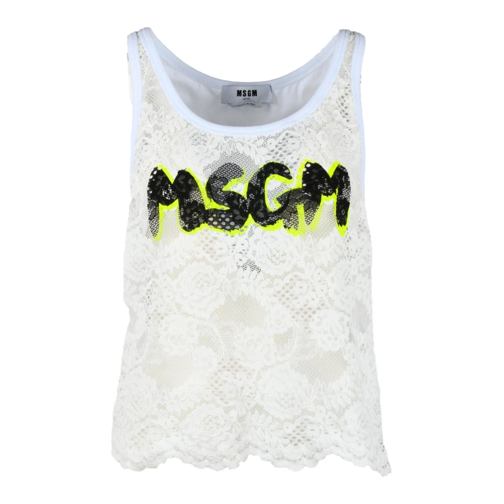 Tops > Sleeveless Tops - - Msgm - Modalova