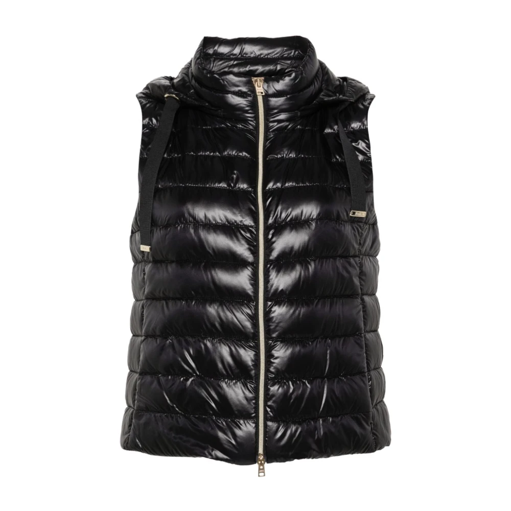 Herno Lichtgewicht Vest Black Dames