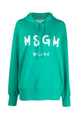 vert-casual-coton-hoodie