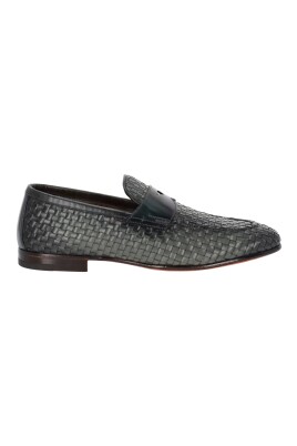 green-flat-shoes-handwoven-leather