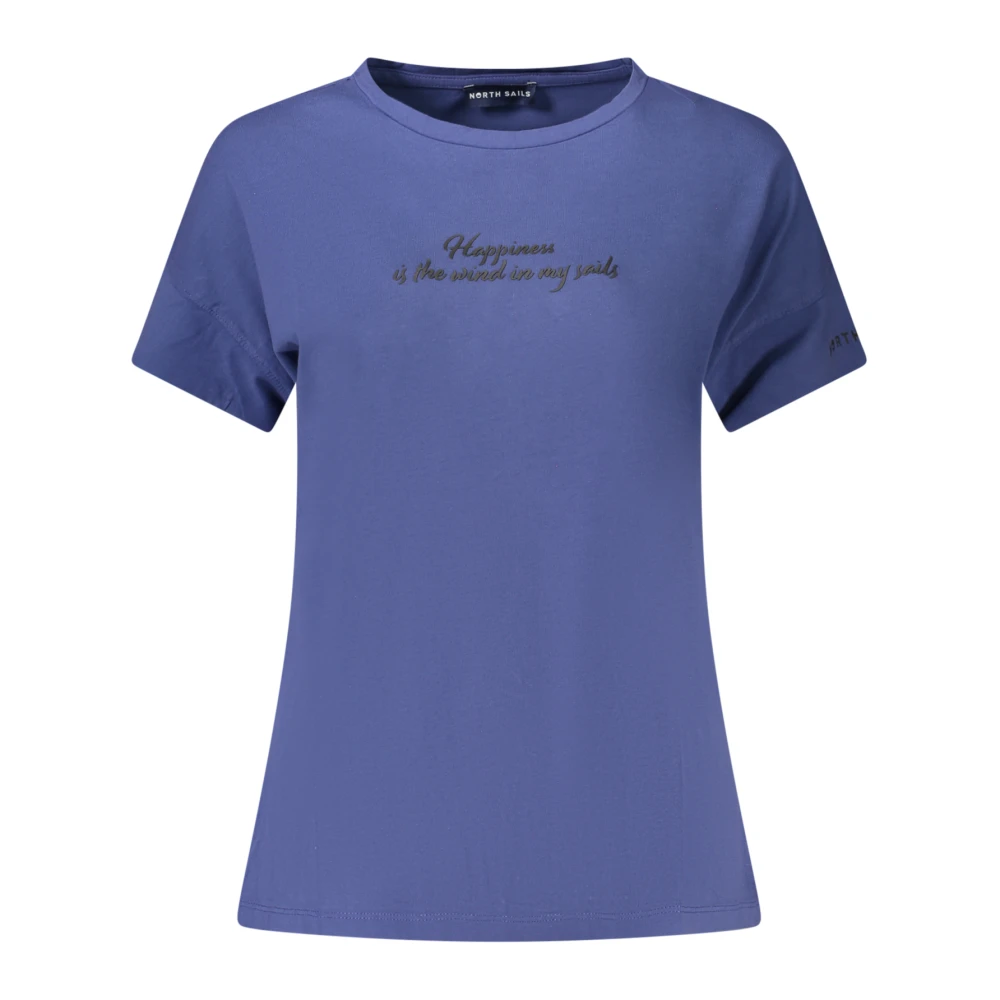 North Sails , T-Shirts, Female, Blue, Xs, Short-Sleeved T-Shirt