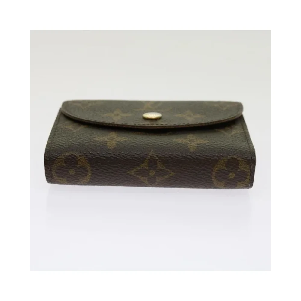 Louis Vuitton Vintage Pre-owned Coated canvas wallets Brown Dames