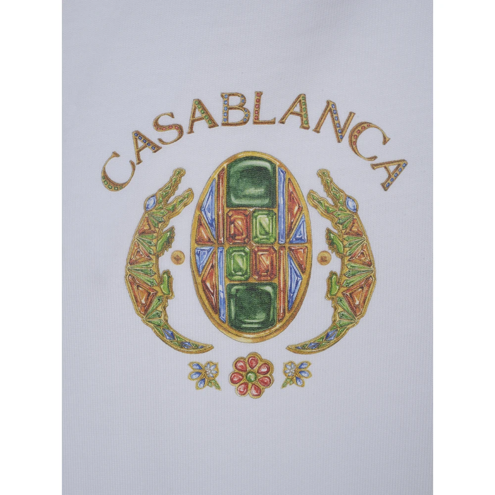 Casablanca T-Shirts White Heren