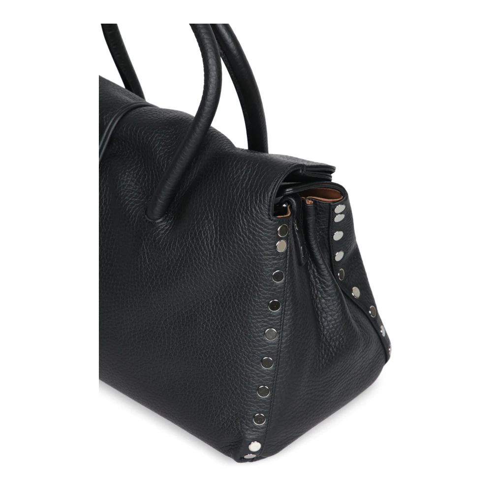 Zanellato Premium Leren Weekendtas Black Dames