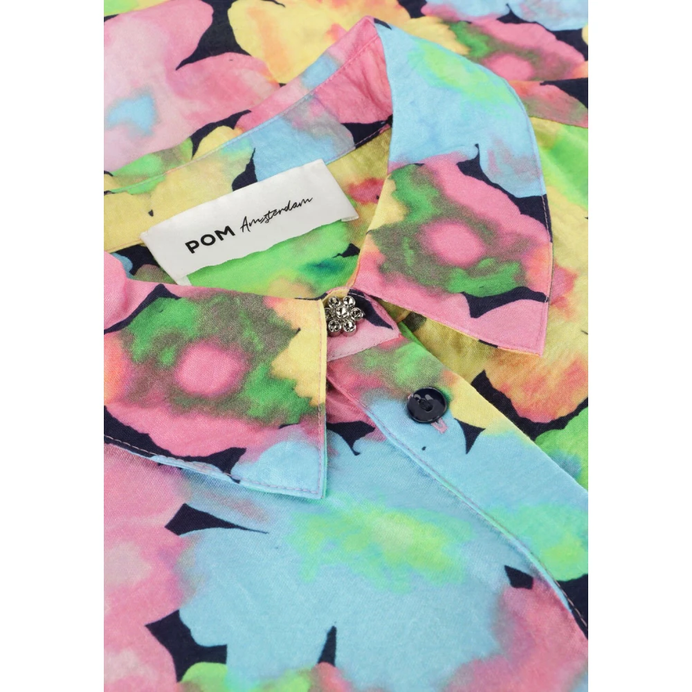 Pom Amsterdam Kersenbloesem Blouse Multicolor Dames