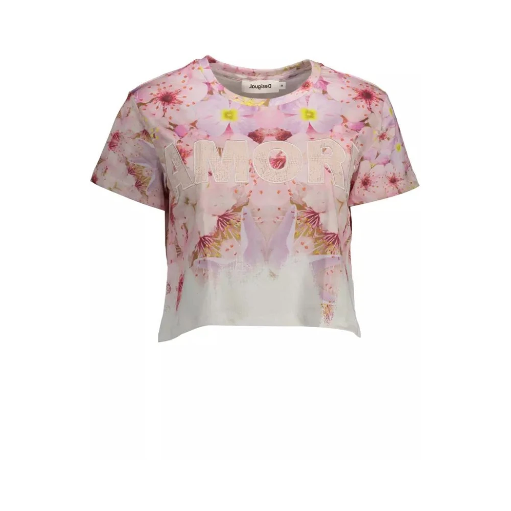 Desigual Mujer Multicolor Camisetas, Talla: L