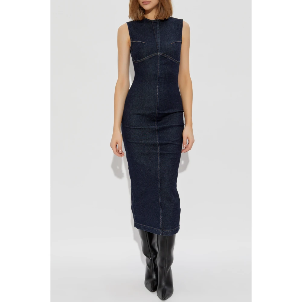 SPORTMAX Denim jurk Geranio Blue Dames