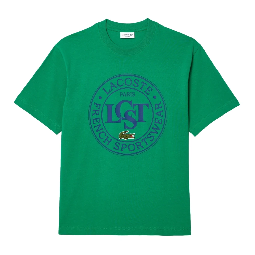 Lacoste Grön Tennis Logo Tee Skjorta Green, Herr