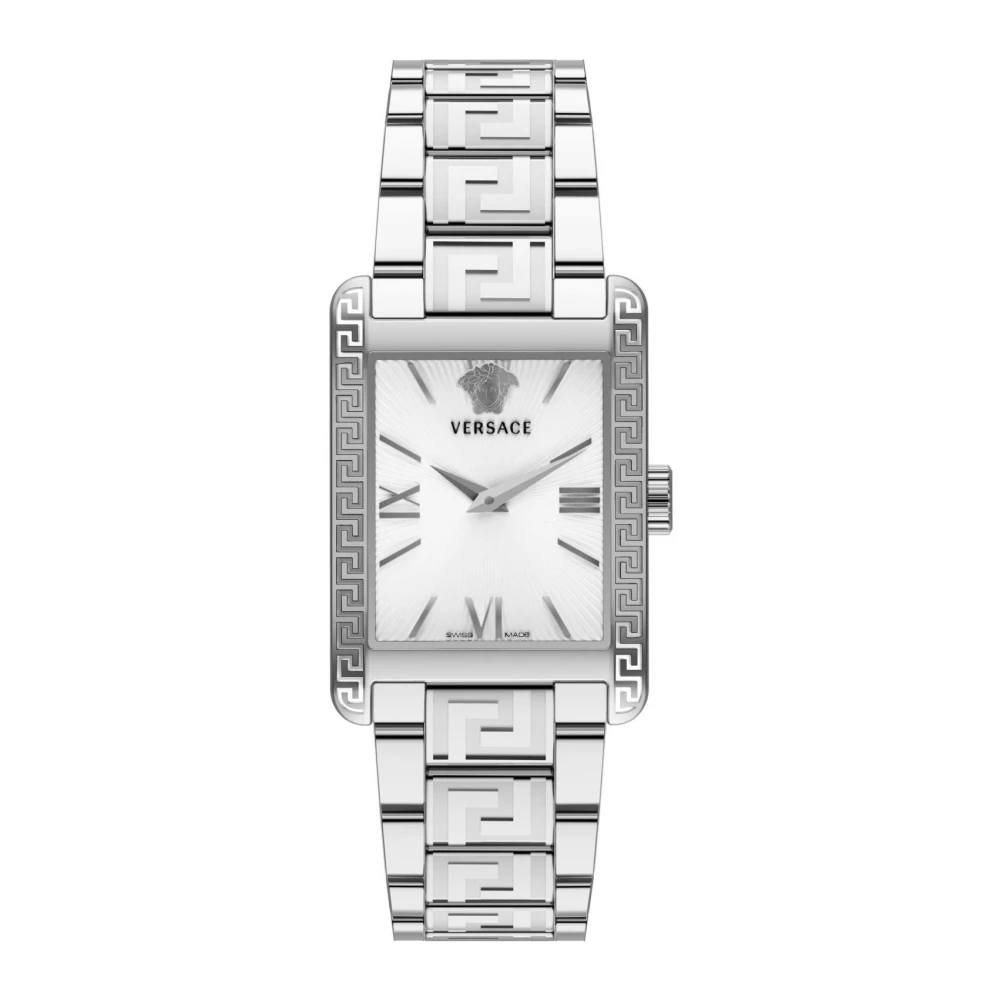 Versace VE1C00722 Tonneau white silver Stainless Steel Women's Watch NEW - Image 2
