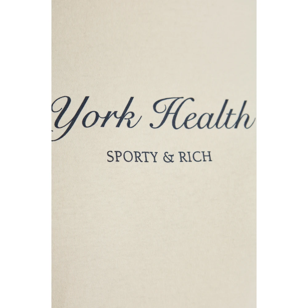 Sporty & Rich T-shirt The Mountain Beige Unisex