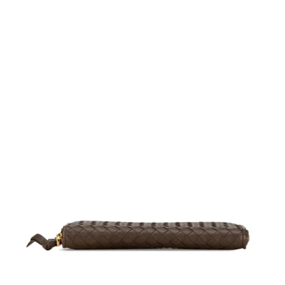 Bottega Veneta Vintage Pre-owned Leather wallets Brown Dames