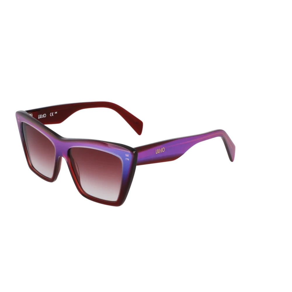 Liu Jo Women's Blue Woman Lj802s 435 Sunglasses Acetate Squared Normal - Image 2