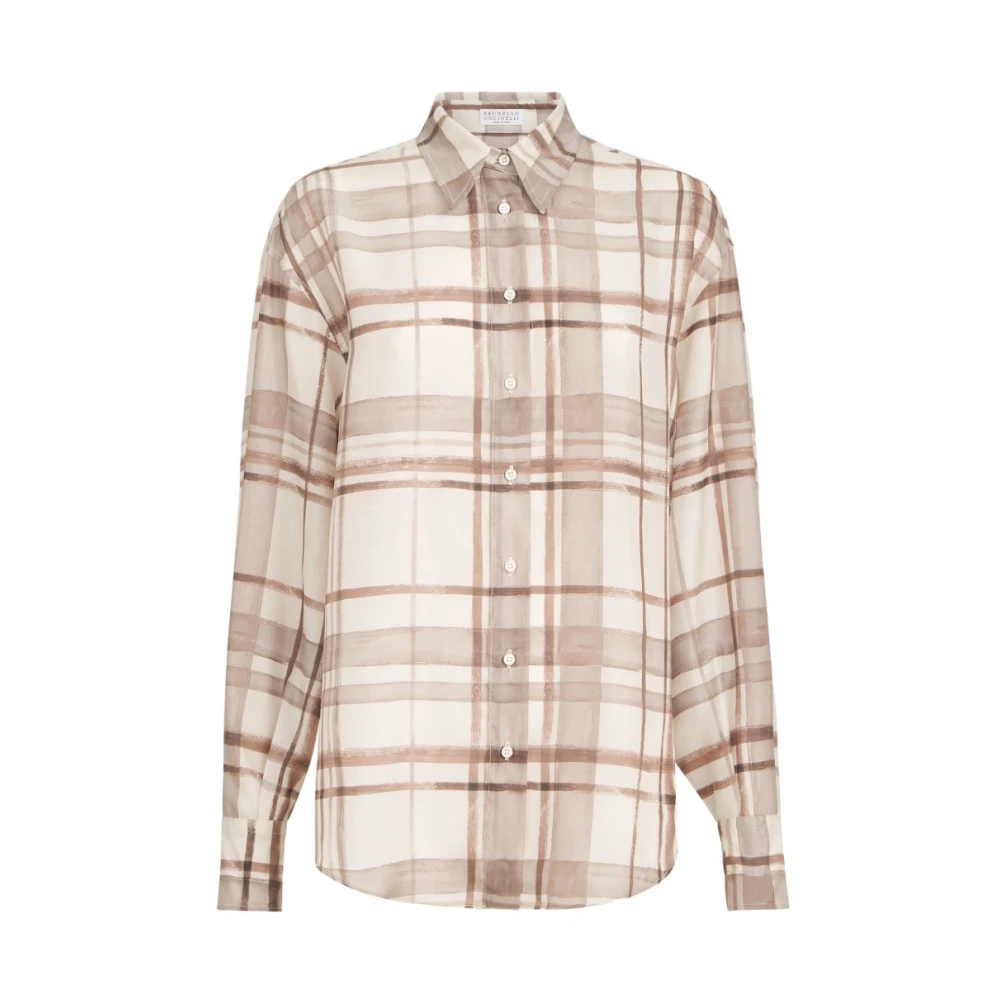 Brunello Cucinelli Brown Shirts, Female, L, Shirts