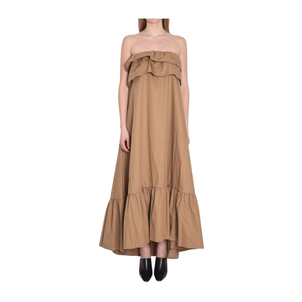 Saint Laurent Elegante Jurken Collectie Orange Dames