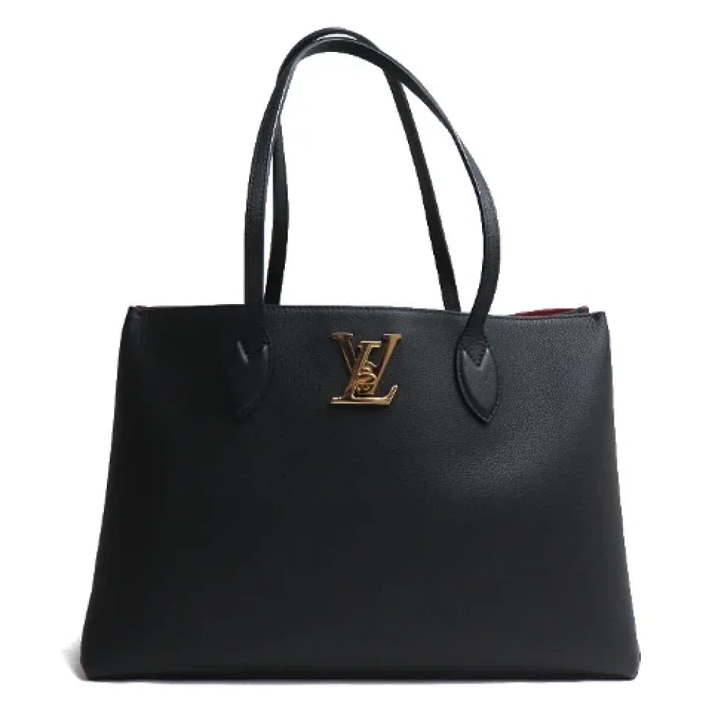 Louis Vuitton Vintage Pre-owned Leather totes Black Dames