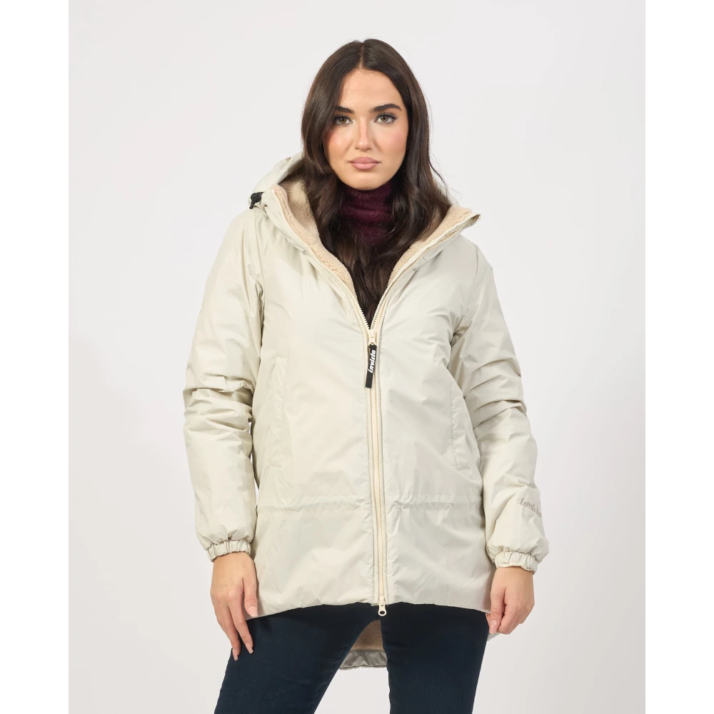 Invicta Ivoor Hooded Winterjas Beige Dames