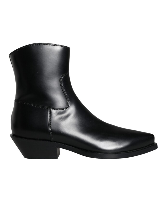 bottines-en-cuir-noir-chaussures