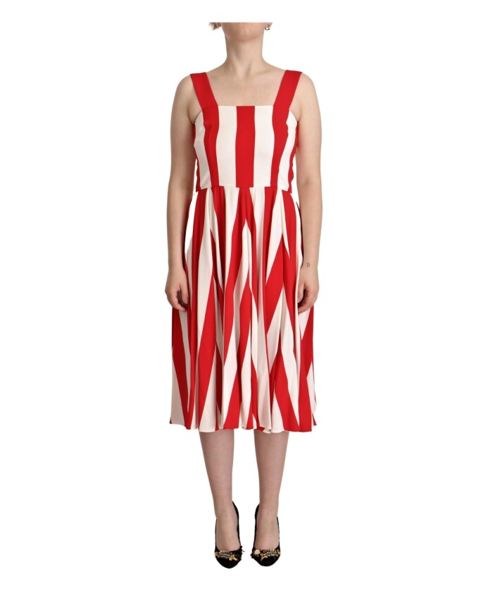 robe-trapeze-a-rayures-rouges