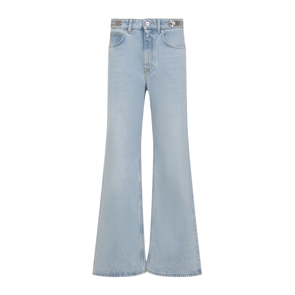 Paco Rabanne Lichtblauwe Denim Jeans Blue Dames