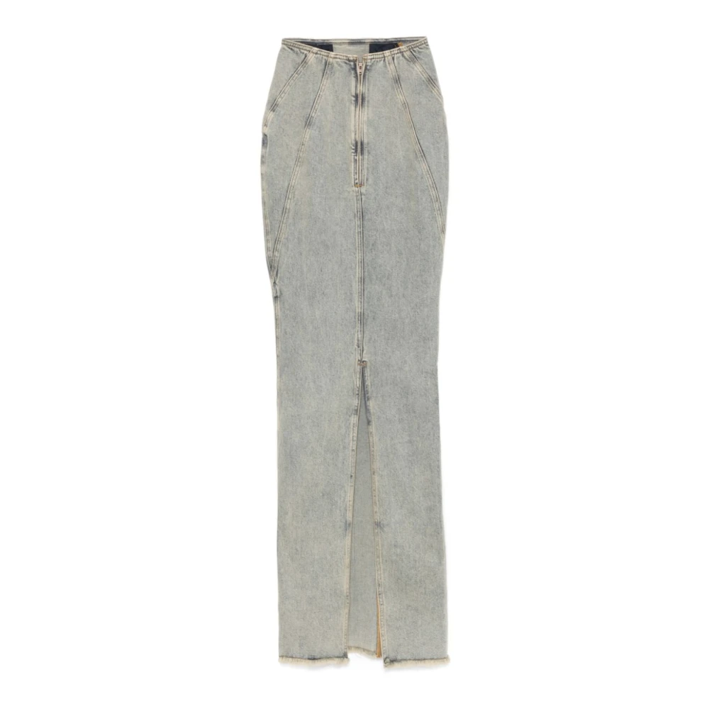 Entire Studios Golven Oppervlak Rok Blue Dames