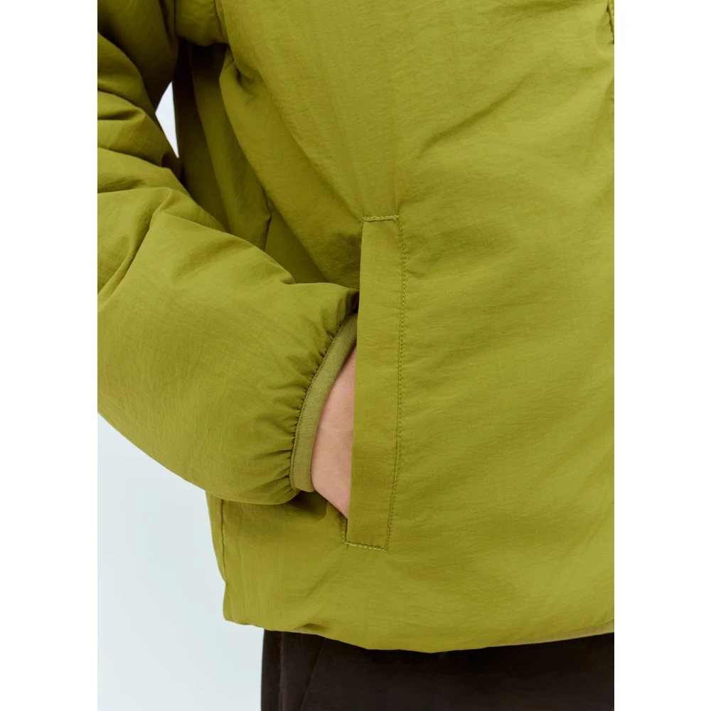 Stüssy Omkeerbare Fleecejas Green Heren