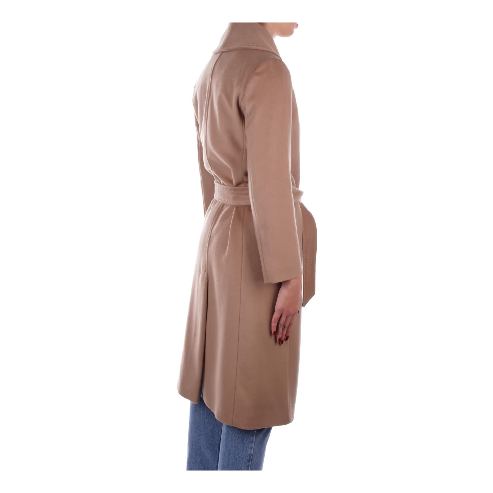 Max Mara Kameeljas met Afneembare Riem Brown Dames