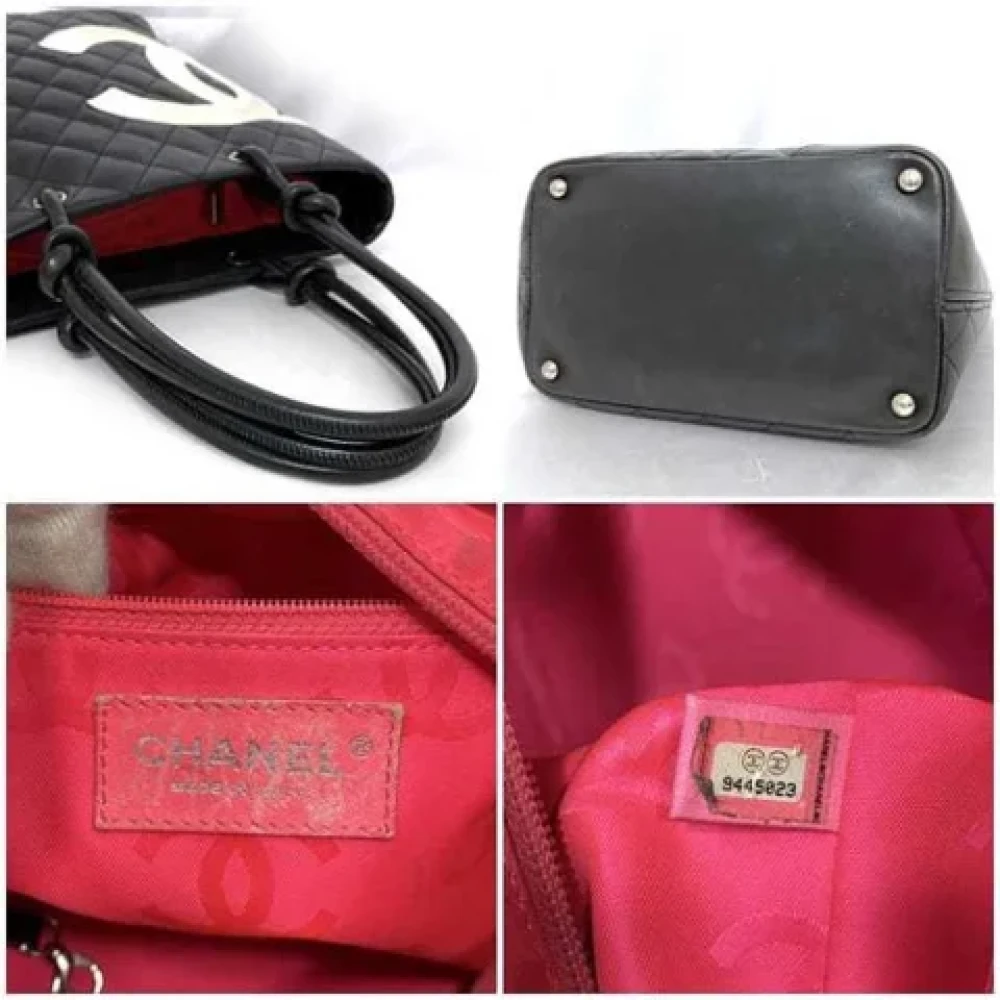 Chanel Vintage Pre-owned Fabric chanel-bags Black Dames