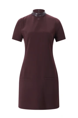 Mockneck Midi Dress