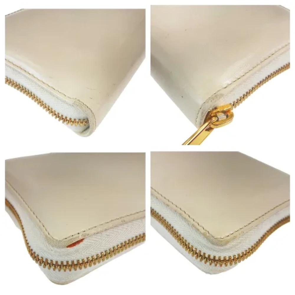 Gucci Vintage Pre-owned Leather wallets White Dames