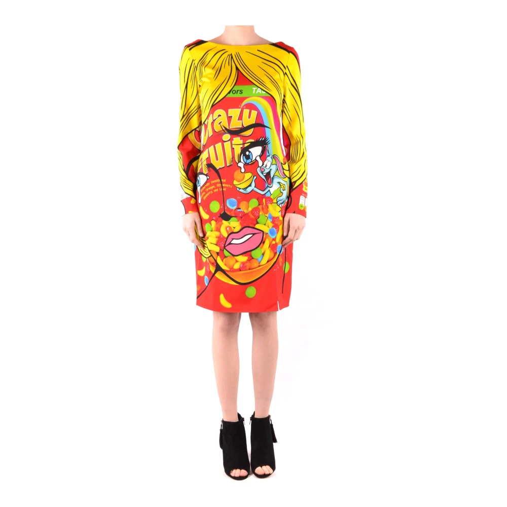 Moschino Women's Yellow Fruit Print Day Dress - Casual Dresses - S - Dresses