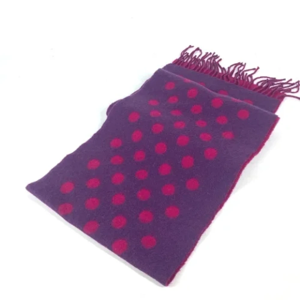 Loewe Pre-owned Wool scarves Pink Dames