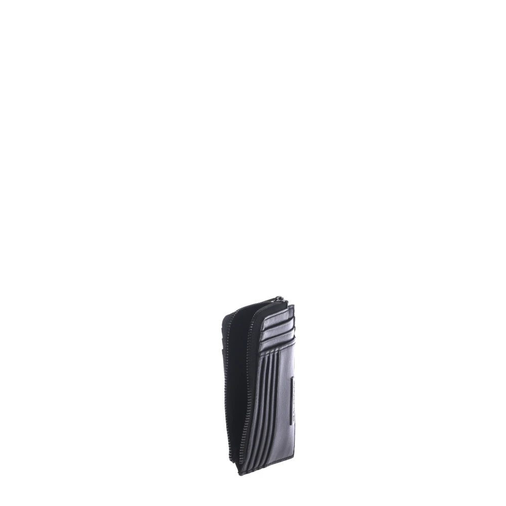 Baldinini Document holder in black saffiano Black Heren