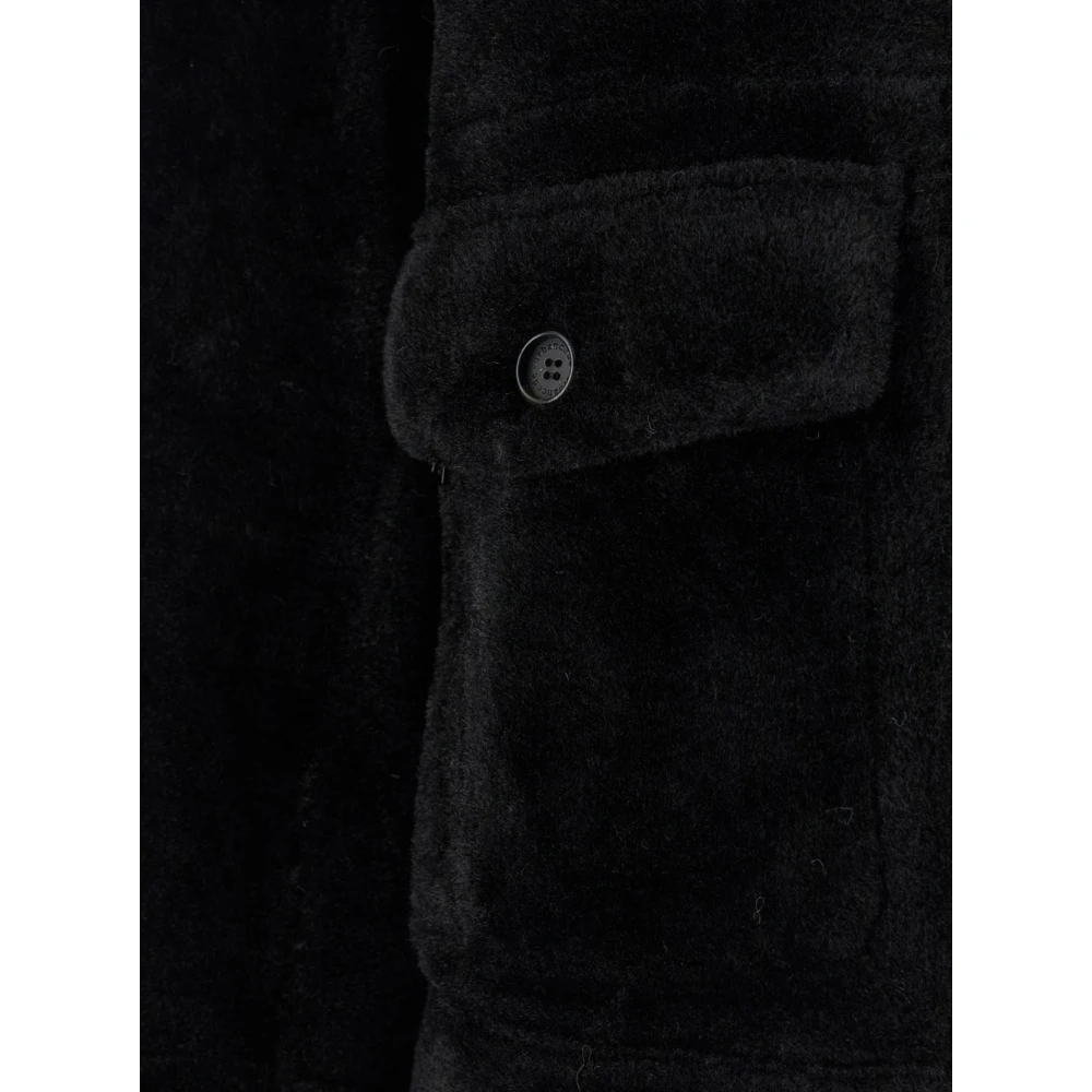 Urbancode Zwarte Merino Suedette Jas Black Dames