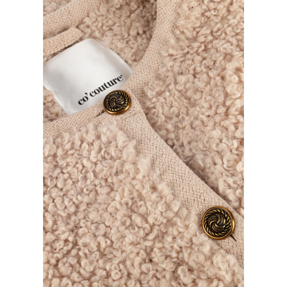 Co'Couture Teddy Jack Ultieme Stijl en Comfort Beige Dames