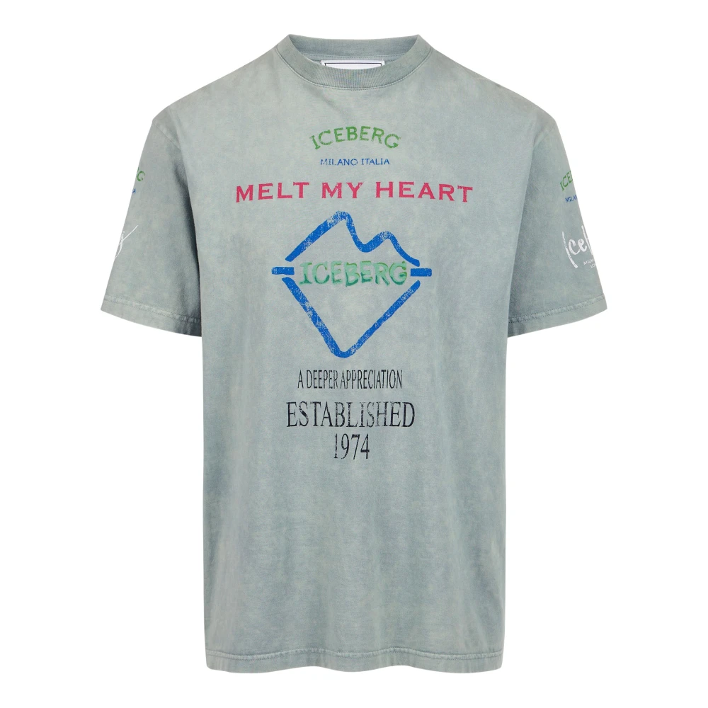Iceberg - Tops > T-Shirts - Green - Iceberg - Modalova