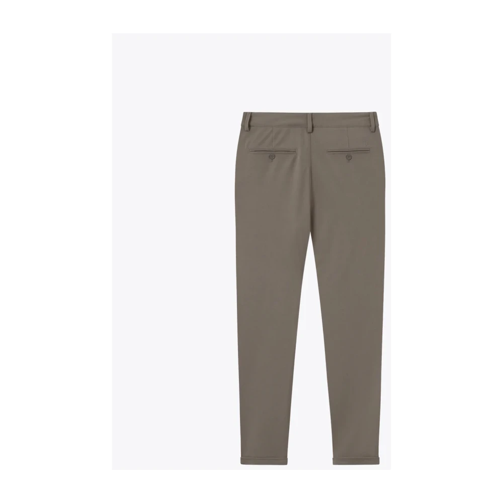 Les Deux Nette Slim Fit Oprolbare Broek Gray Heren
