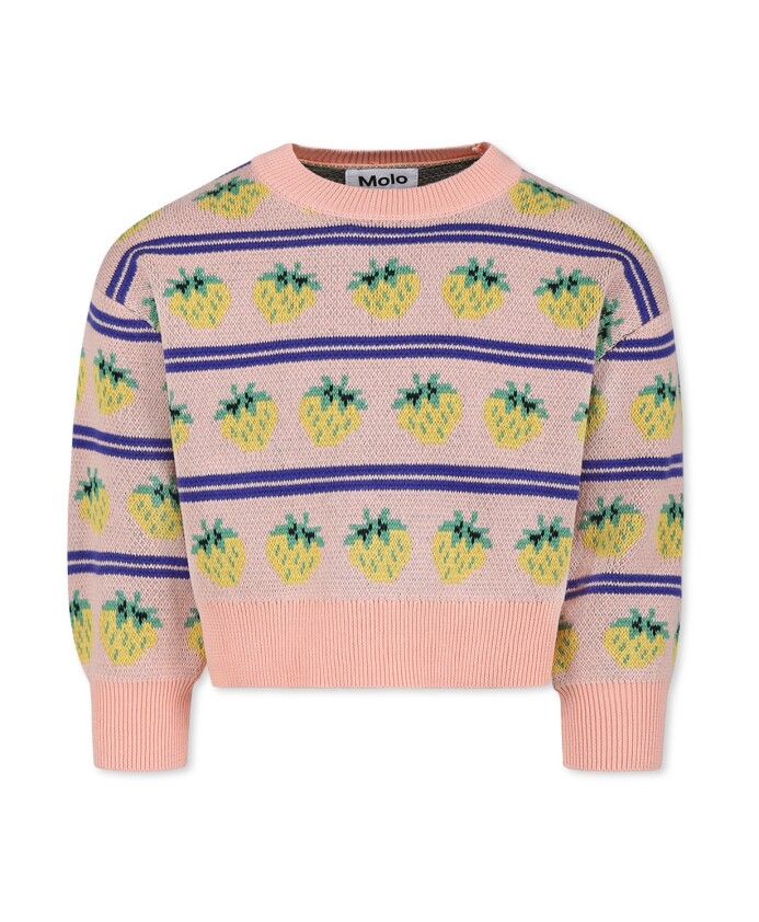 pull-crop-en-coton-rose-avec-fraises