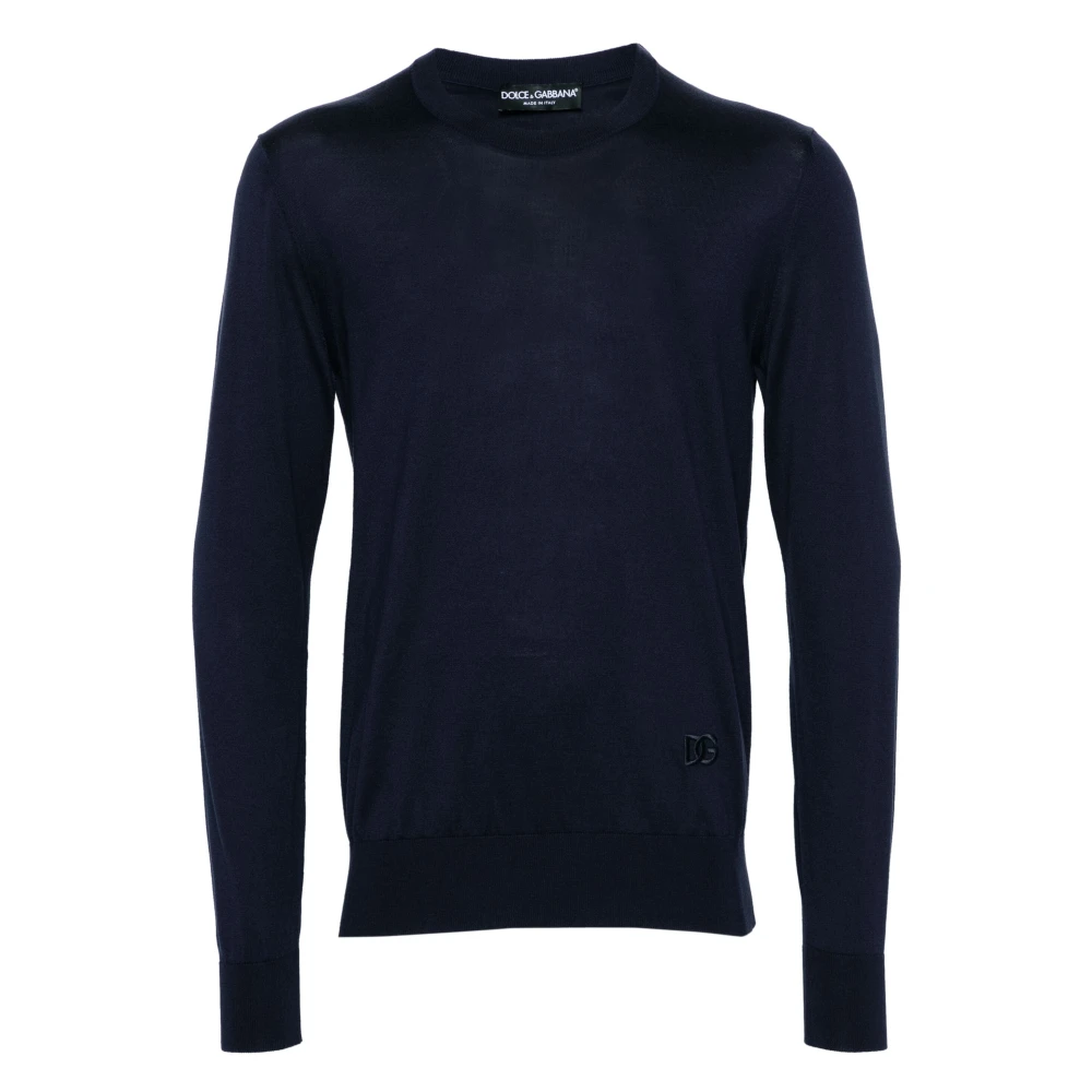 Dolce & Gabbana Blauwe Sweaters Blue Heren