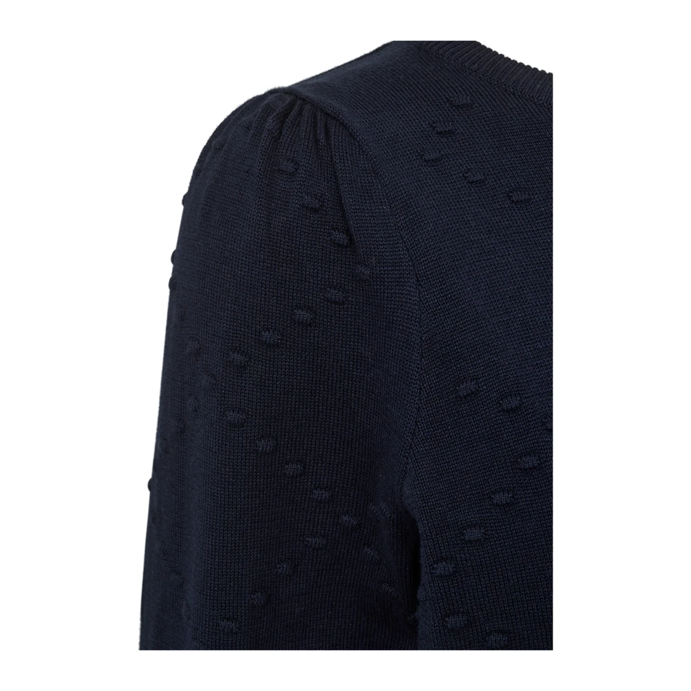 Freequent Navy Gebreide Trui Casual Elegant Blue Dames