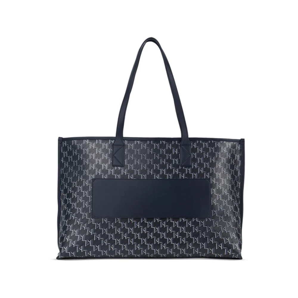 Karl Lagerfeld Ikonik Voyage tote tas Blue Dames
